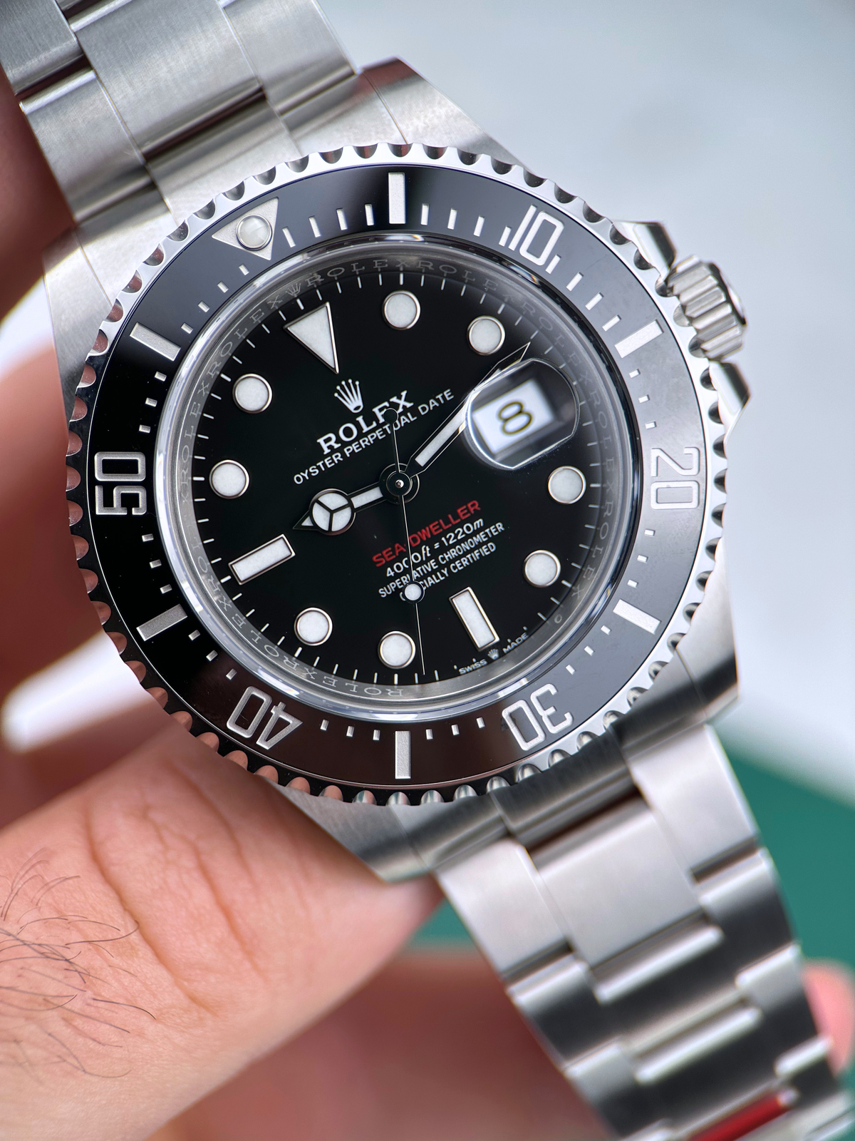Rolex Sea Dweller Rotschirft 126600 Fullset 2019