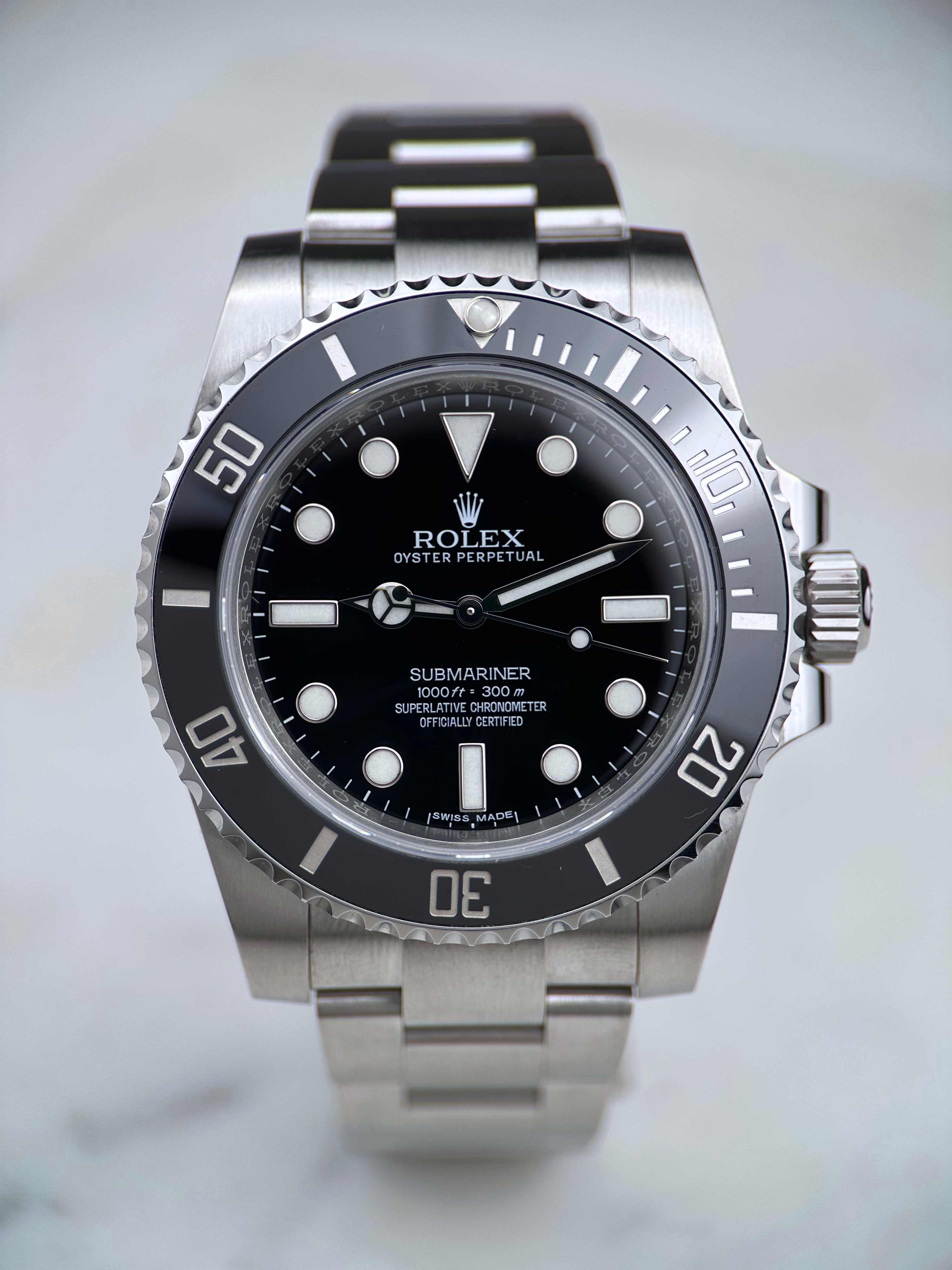 Rolex Submariner No Date 114060 Fullset 2017