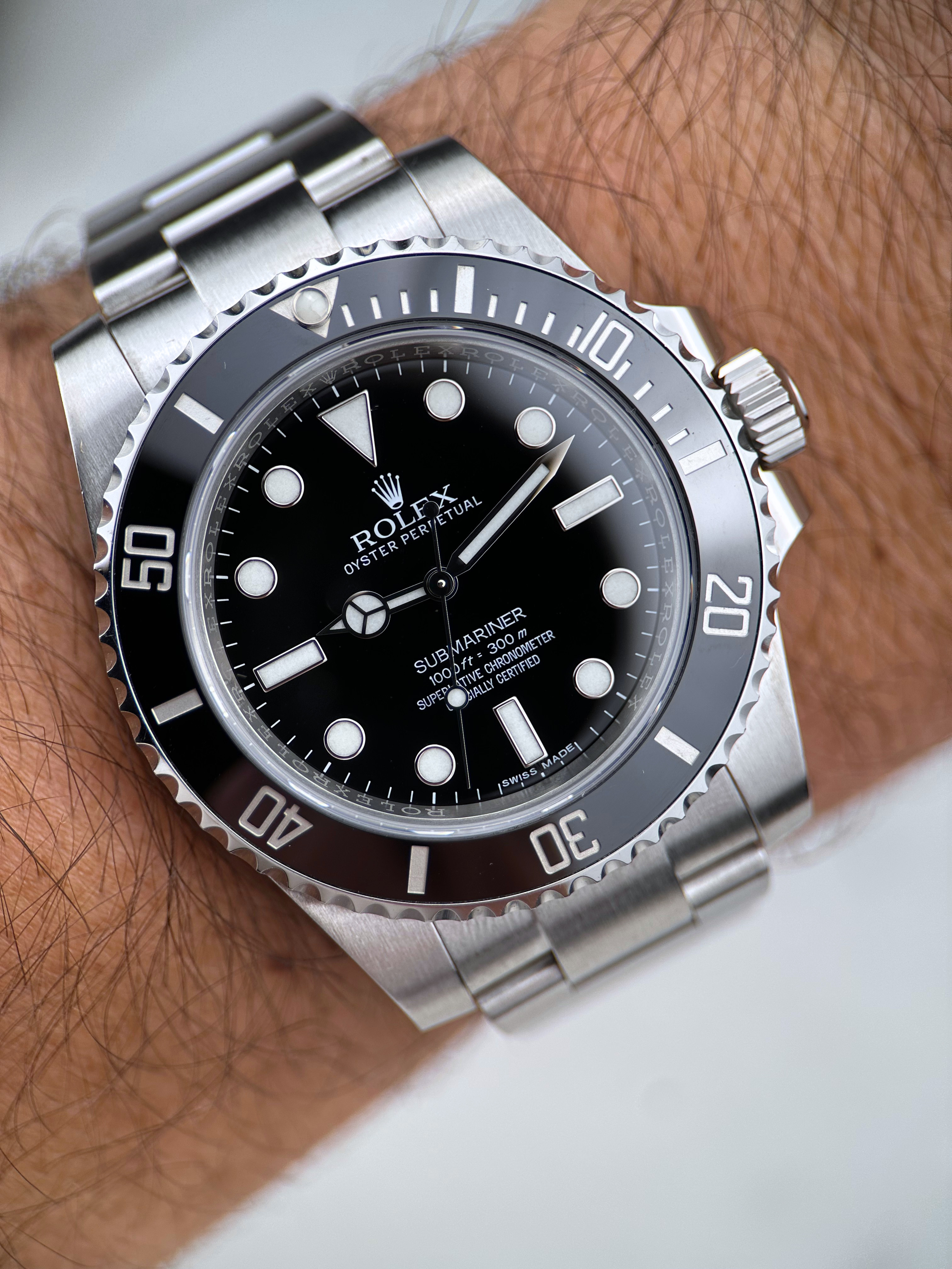 Rolex Submariner No Date 114060 Fullset 2017