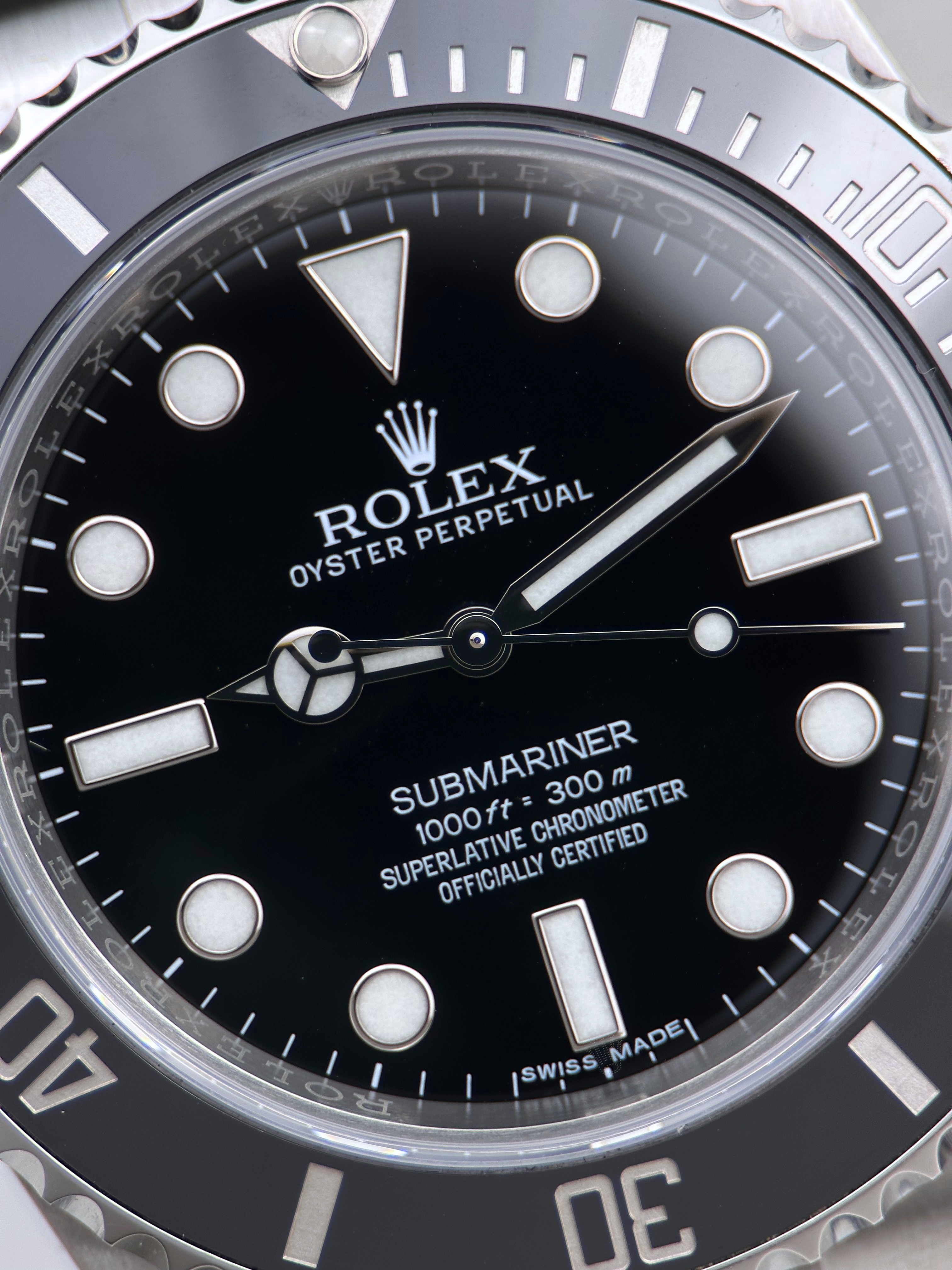 Rolex Submariner No Date 114060 Fullset 2017