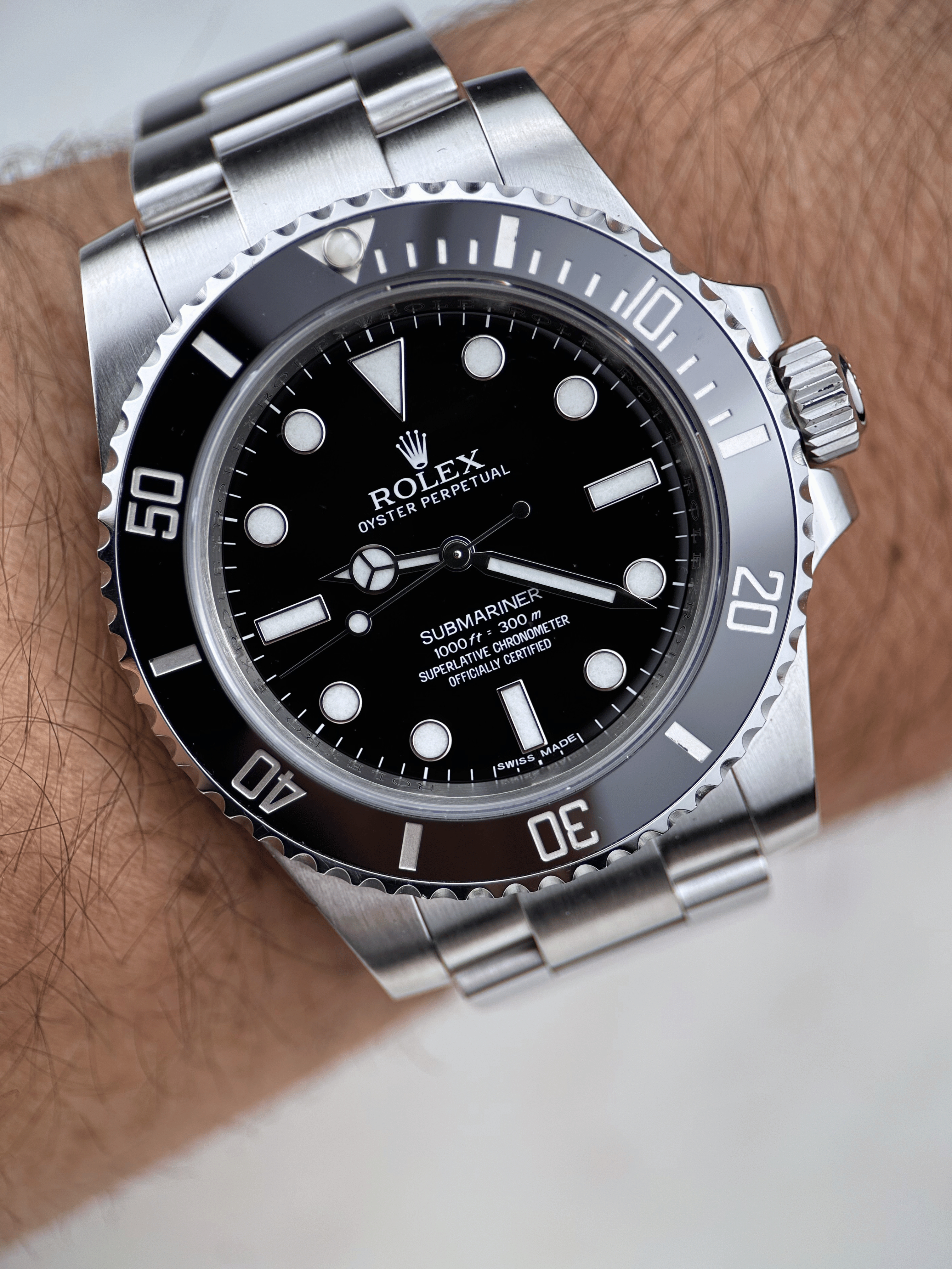 Rolex Submariner No Date 40MM 114060