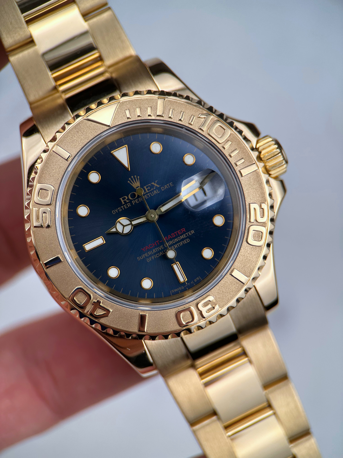 Rolex Yachtmaster 40 Blau 16628 Fullset 1999