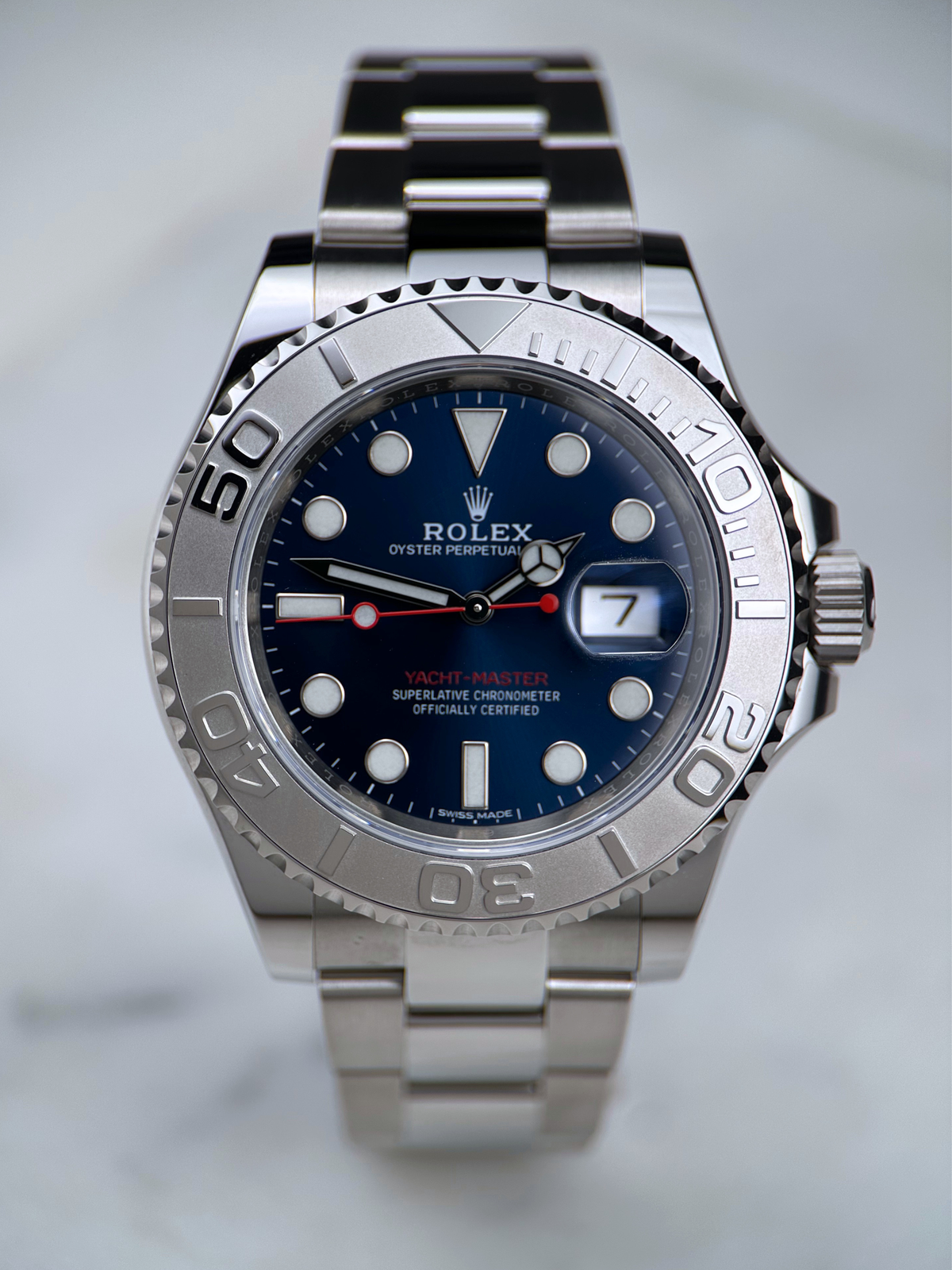 Rolex Yachtmaster 40 Blau 116622 Fullset 2019