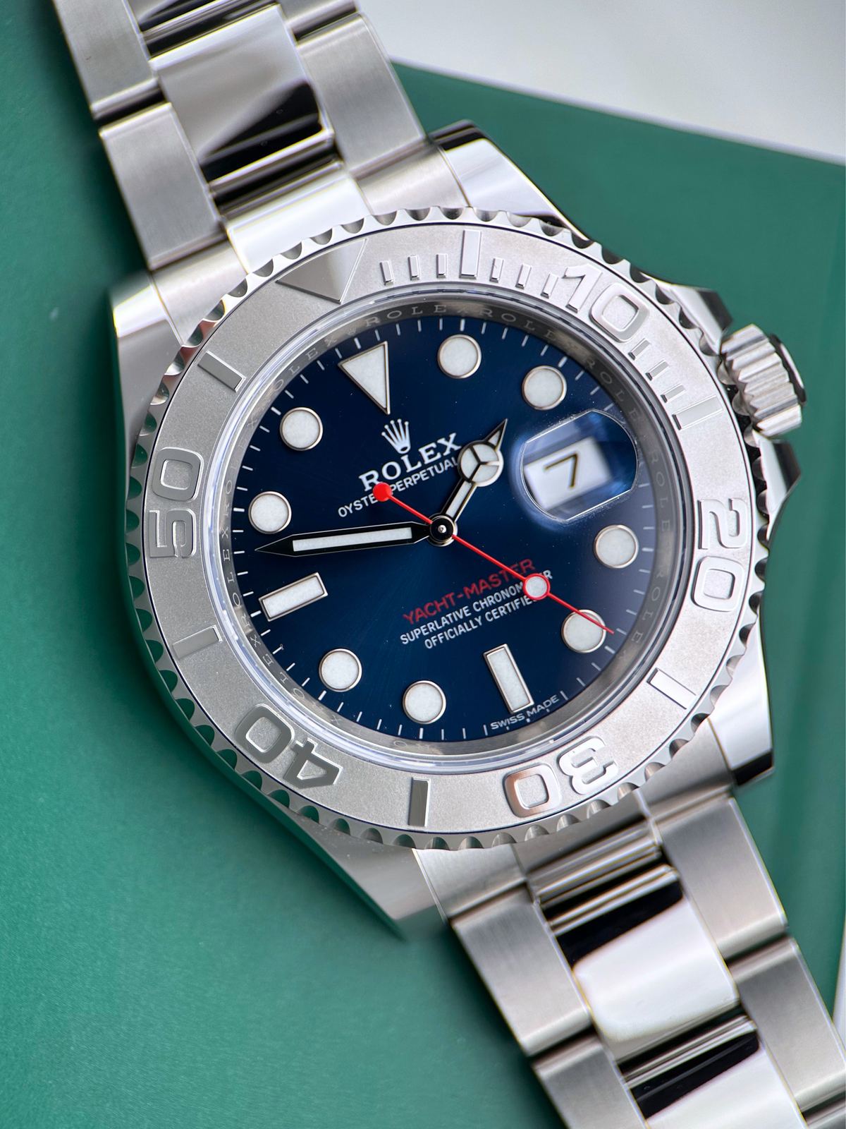 Rolex Yachtmaster 40 Blau 116622 Fullset 2019
