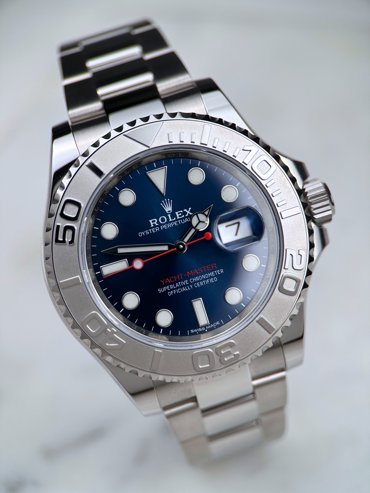 Rolex Yachtmaster 40 Blau 116622 Fullset 2019