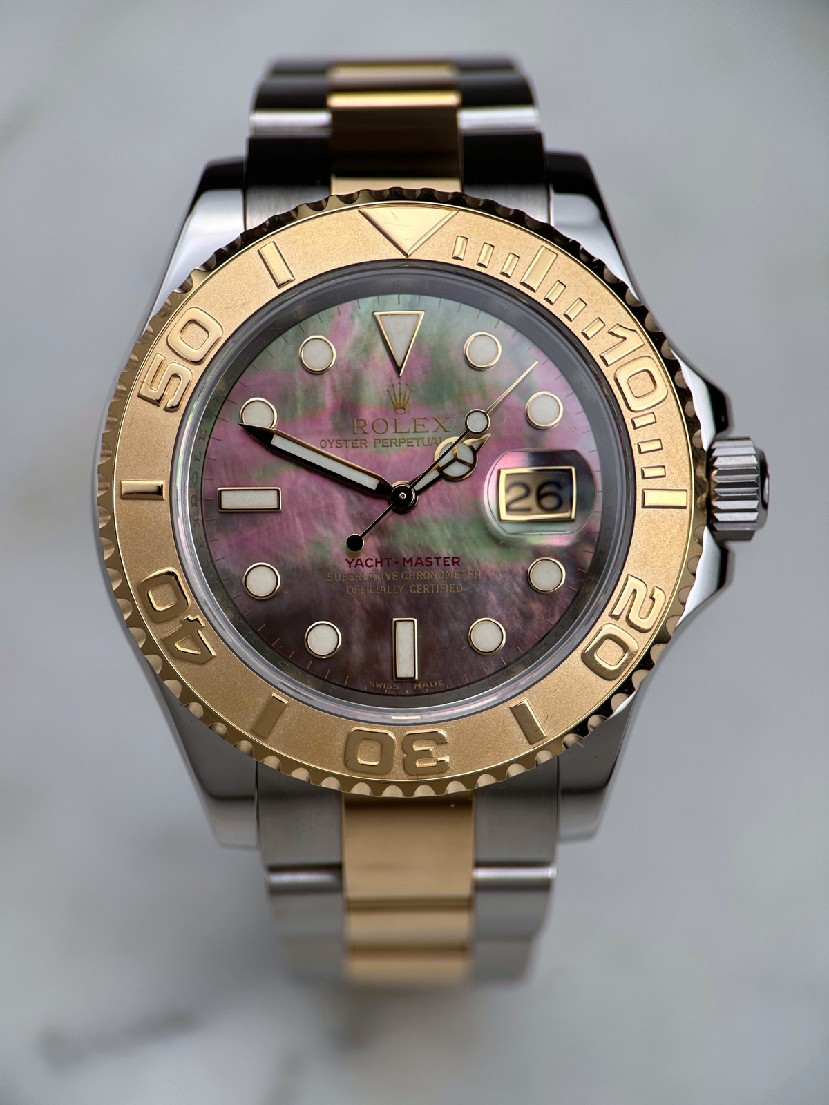 Rolex Yachtmaster I "Tahiti Perlmutt" 16623 Fullset 2013