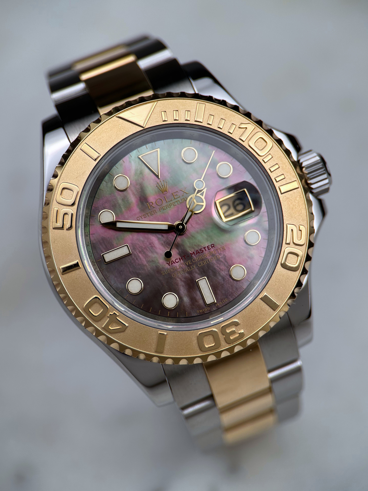 Rolex Yachtmaster I "Tahiti Perlmutt" 16623 Fullset 2013