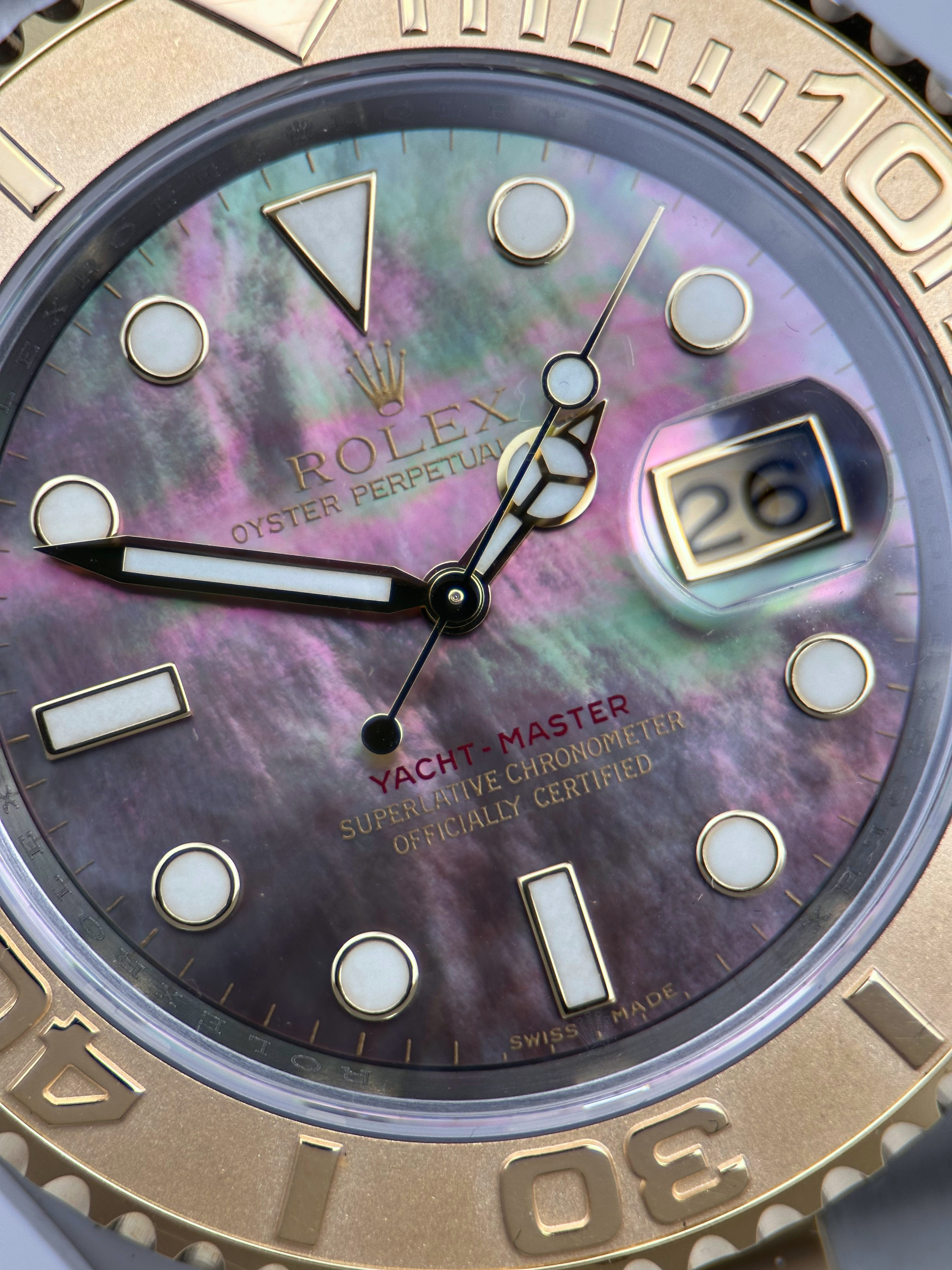 Rolex Yachtmaster I "Tahiti Perlmutt" 16623 Fullset 2013