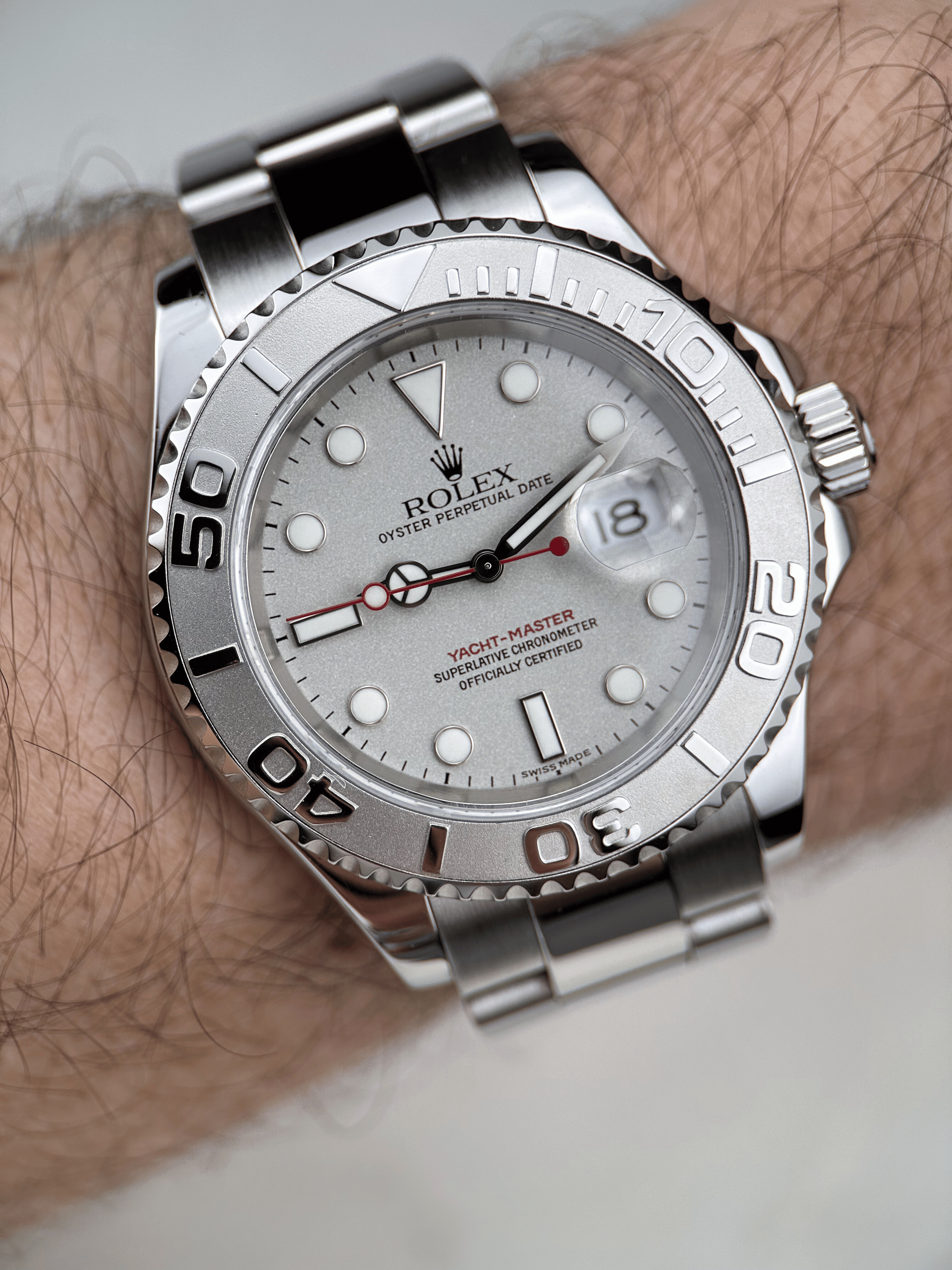 Rolex Yachtmaster 40 Platin 16622 Y-Serie 2002