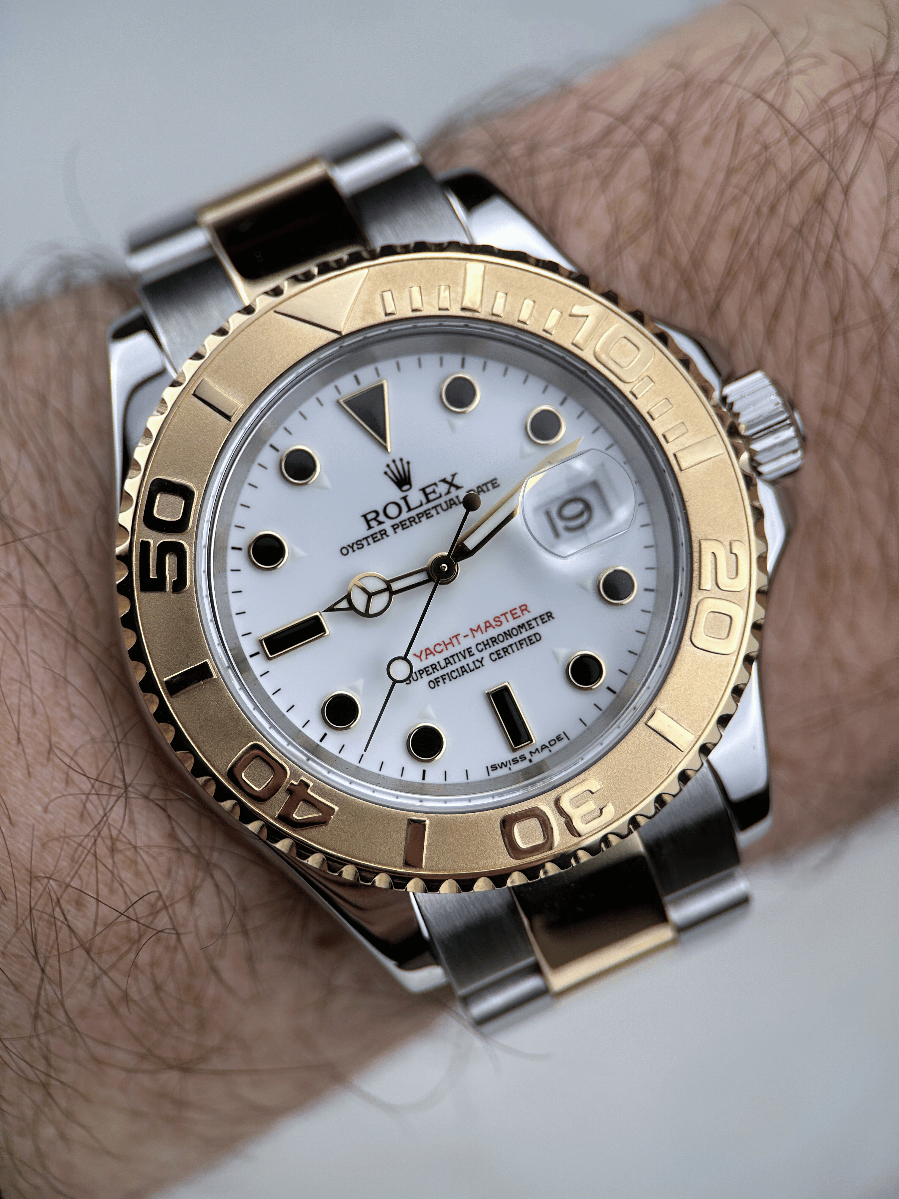 Rolex Yachtmaster 40 Weiß 16623 Fullset 2006