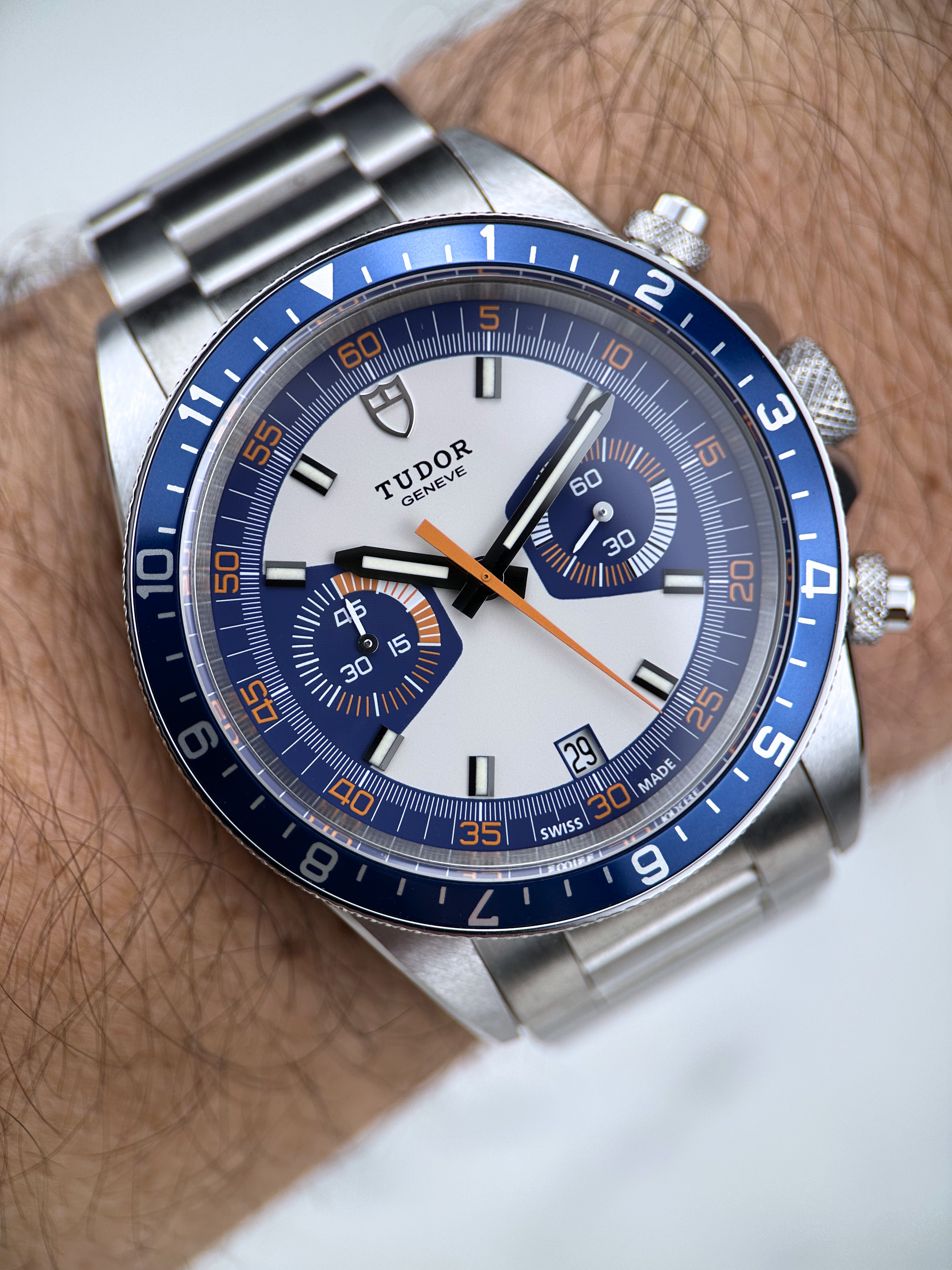 Tudor Heritage Chrono Blue 70330B Fullset 2014