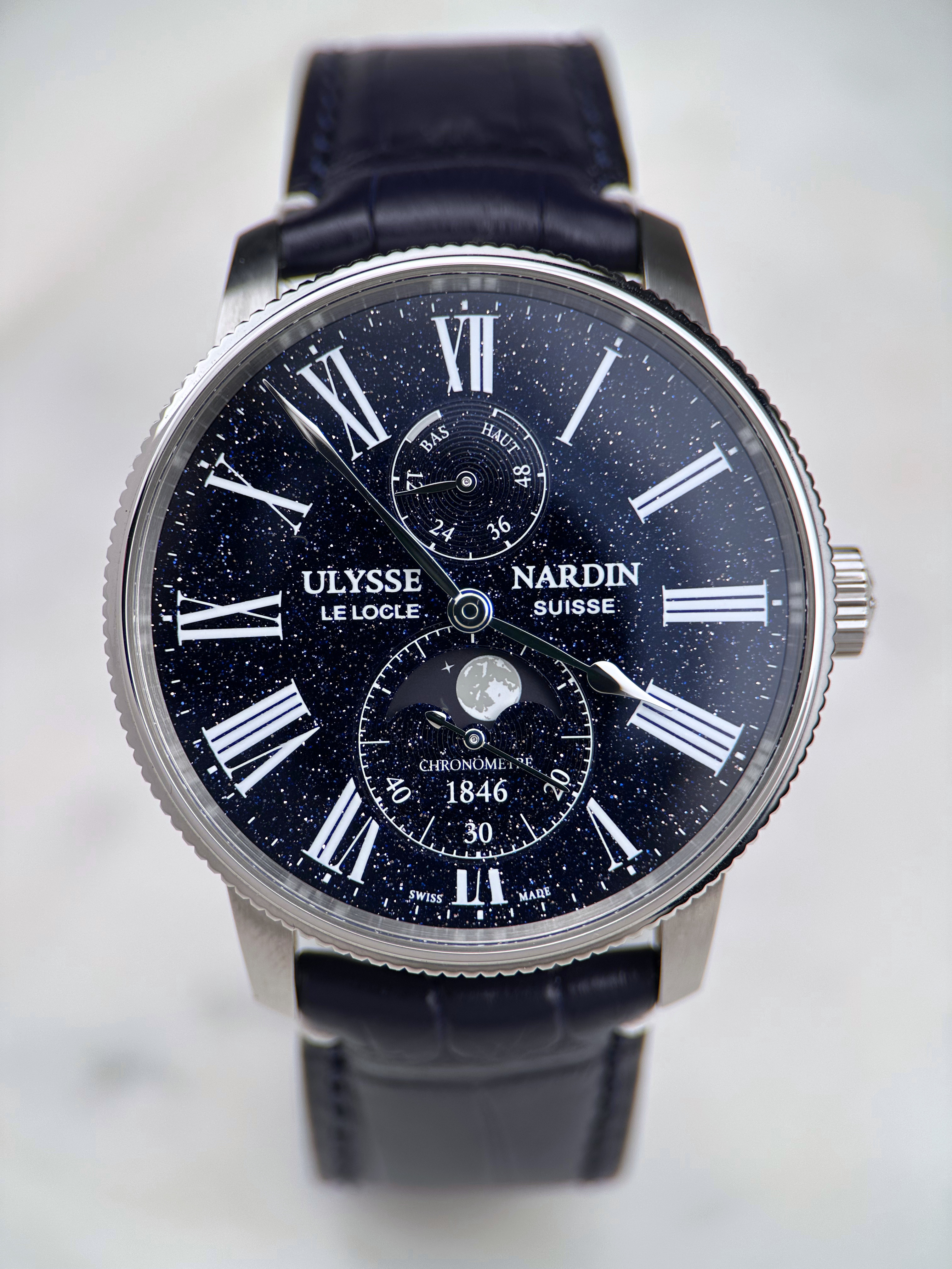 Ulysse Nardine Marine Torpilleur Mondphase Aventurine 193-310LE-3A-AVE Fullset 2025