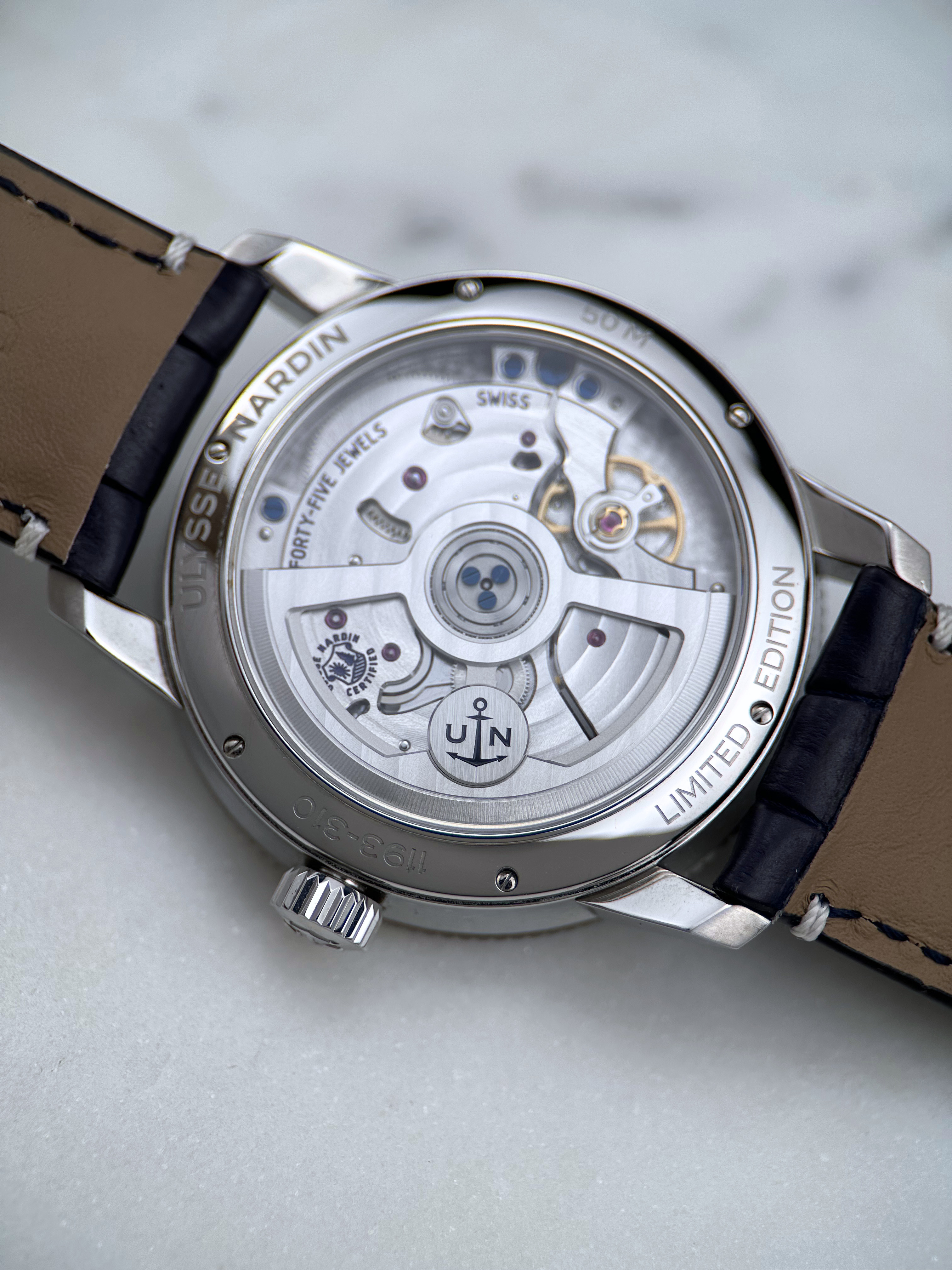 Ulysse Nardine Marine Torpilleur Mondphase Aventurine 193-310LE-3A-AVE Fullset 2025