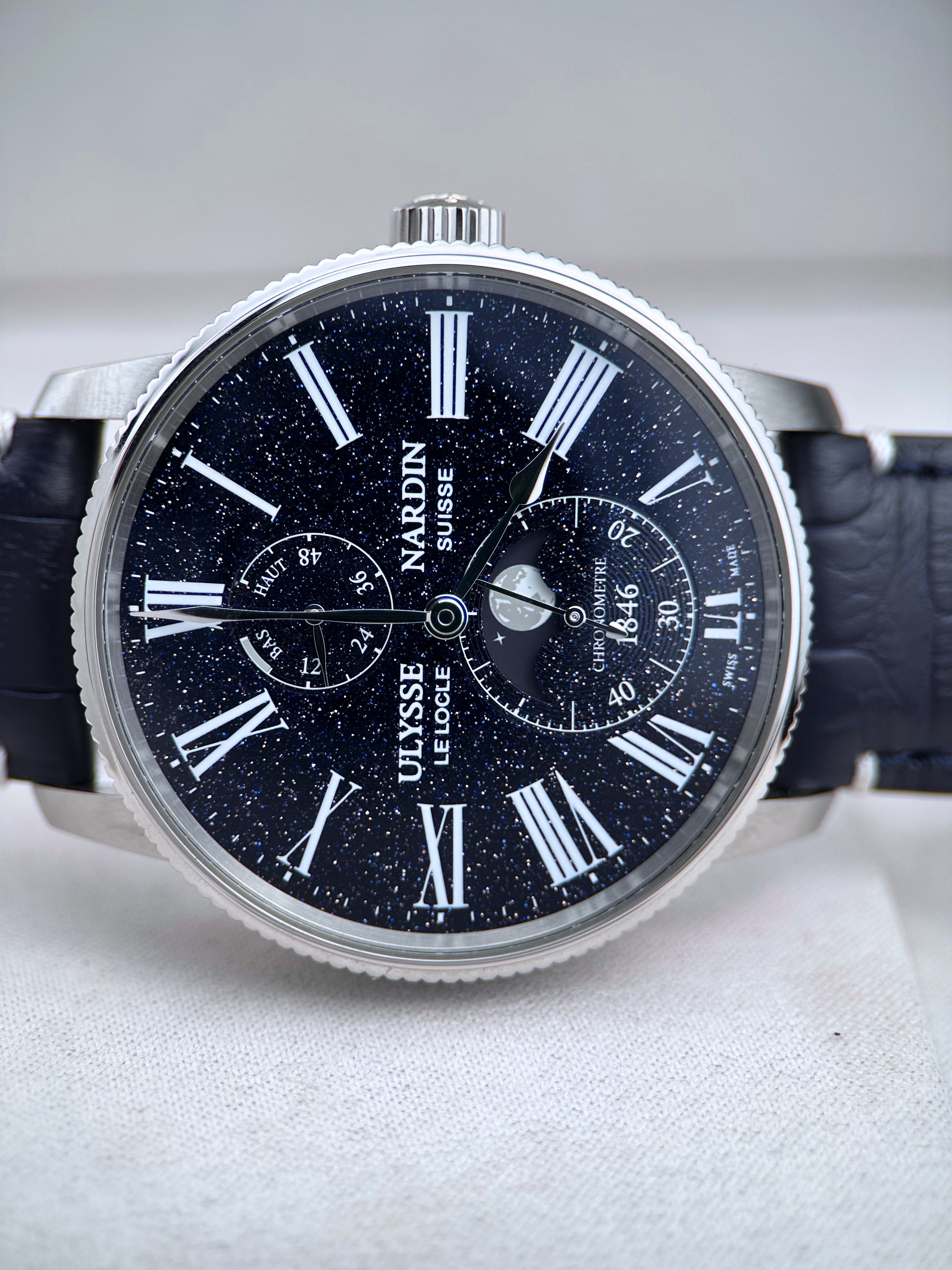 Ulysse Nardine Marine Torpilleur Mondphase Aventurine 193-310LE-3A-AVE Fullset 2025