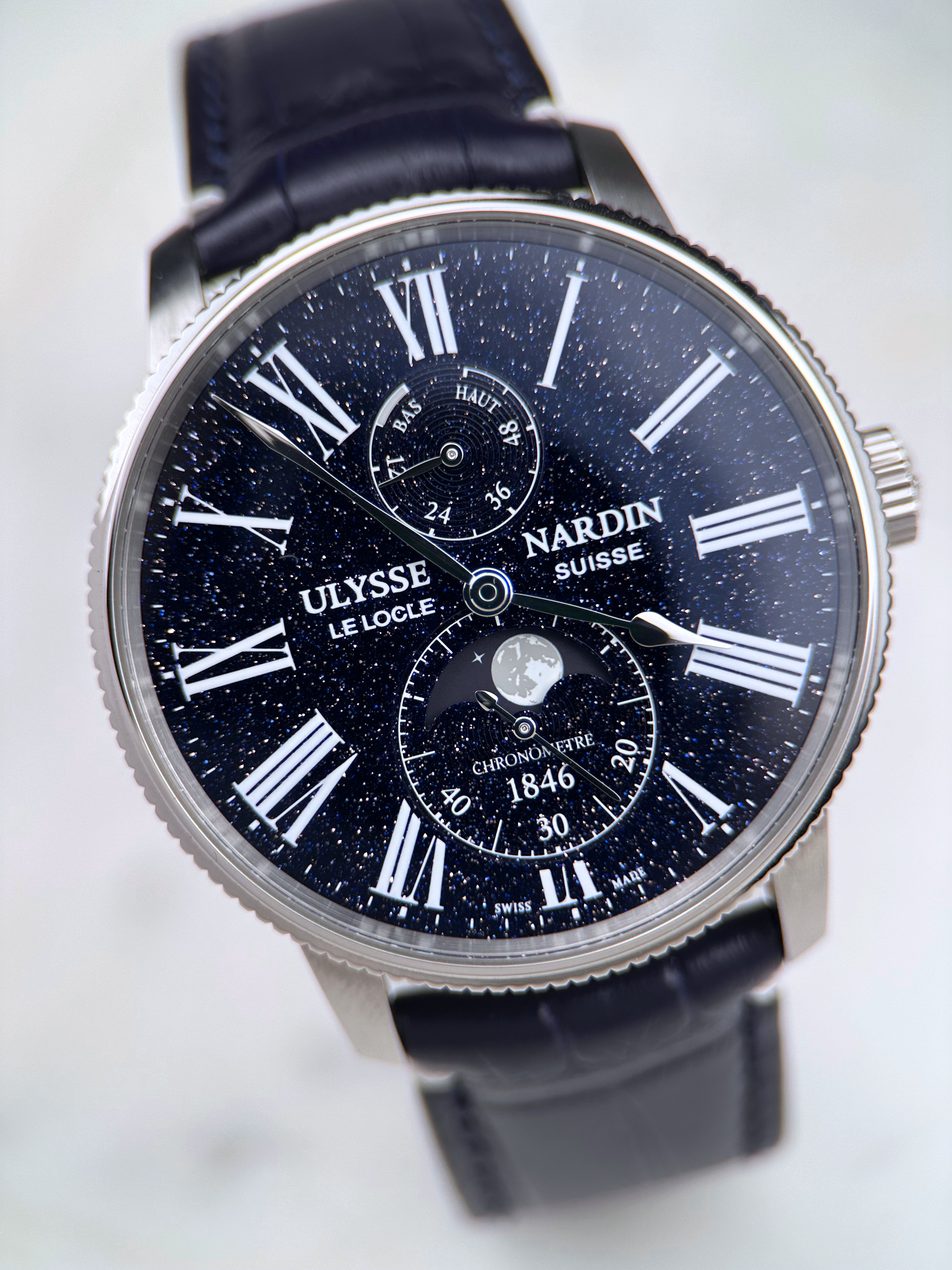 Ulysse Nardine Marine Torpilleur Mondphase Aventurine 193-310LE-3A-AVE Fullset 2025